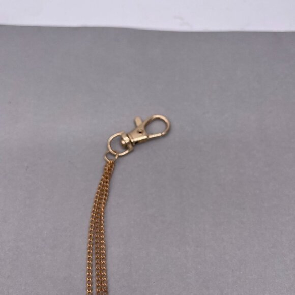 Butterfly Charms Chain Lobster Closure Gold Tone 17 Inches - Picture 5 of 6